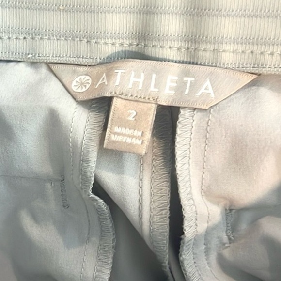 ATHLETA,Tribeca Crop Wide-Leg, Snap -Side Pants,Excellent Condition, Clay,Size 2 - Picture 4 of 13